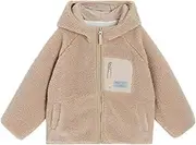 [YAQXYH] Toddler Fleece Jacket Hooded Winter Coats for Kids Full Zip Long Sleeve Thick Warm Outerwear Baby Boys Girls Autumn Winter Coats