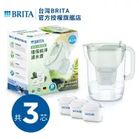 在飛比找博客來優惠-【德國BRITA】Style XL永續版純淨濾水壺+2入全效