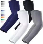 UV Sun Protection Arm Sleeves Compression Sleeves to Cover Golf Cooling Sleeves