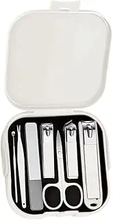 Manicure Set Women - Scissor Ear Pick Tools Nail Grooming Kits,Travel Hygiene Kit, Nail Care Portable Grooming Set with Case for Manicure Pedicure