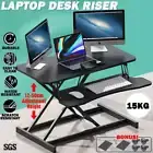 Standing Desk Laptop Riser Height Adjustable Stand Up Sit Stand Computer Riser