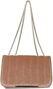 [Drazle] Velvet Evening Bag for Women Satin Fabric Shoulder Clutch Bag | Clutch Purse For Women | Handbags for Women