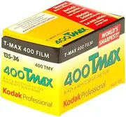 Kodak Professional T-Max 400 Black and White Negative Film (35mm Roll Film, 36 Exposures), 8947947, Yellow