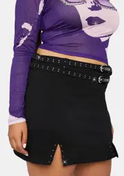 [dELiA*s by Dolls Kill] Plus Break The Bank Mini Skort