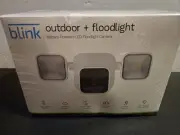 Blink Outdoor Wireless 1080p Security Camera + Floodlight - White - NEW - Sealed