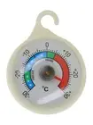 Accurate Temperature Readings Round Plastic Refrigerator Thermometer with Hook