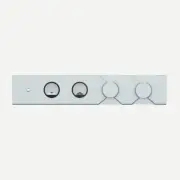 Aluminum Chassis DIY Preamplifier Audio Shell VU Meter Case Size 430*82 *308mm