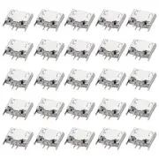 50pack Micro USB Female Socket Connector 5 Pin Jack Sockets 180 Degree 1A 30V