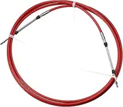 Motoforti 1pcs 13ft 4 Meter 157 Inch Marine Type 3300 / 33C Throttle Shift Remote Control Box Cable for Yamaha Outboard Engine Boat Motor Steering System Red