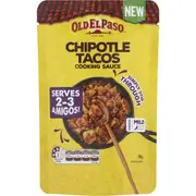 Old El Paso Chipotle Tacos Mild Cooking Sauce 170g