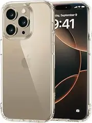 TR4U for iPhone 16 Pro Case, Clear Case [Anti-Yellowing] iPhone 16 Pro Phone Case [Shockproof] [Military Grade Protection] [Non-Slip Slim Fit] Protective Case for iPhone 16 Pro 6.3-Inch (2024)