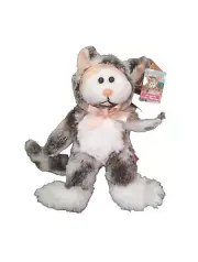 Beanie Kids Rare Smudge The Smitten Kitten Bear Plush With Tags