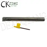 HNR0025S22 25×250mm HSS Anti-vibration Lathe Index Thread Turning Tool,For 22IR