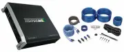 Autotek TA-1155.1 1100 Watt 1 Ohm Mono Car Audio Amplifier+Amp Kit