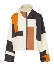 Fendi Zip-Up Hooded Reversible Jacket S White