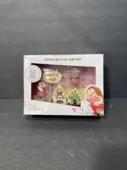 Disney 7 Dwarfs Grumpy Garden Miniature Statuaries Kit 4 Pc New In Box