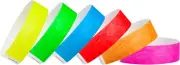 600 Tyvek Wristbands for Events, 6-Color Variety Pack – Tamper-Proof Design Pre