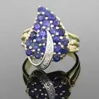 1.50Ct Round Cut Lab-Created Sapphire Engagement Ring In 14K Yellow Gold Plated