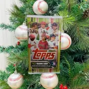 Topps 2023 MLB Holiday Themed Trading Card Packs - 3 Pack Bundle