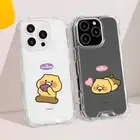 Kakao Friends Choonsik Standard Clear Case for iPhone 16 15 Pro Pro Max Plus
