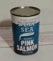 8x Wild Pacific Alaska Salmon cans 14.75oz Deep Sea