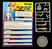 Marvel Crisis Protocol Mystique w/ Rules Card + Base, NO Tokens or Tactic Cards