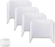 4PCS Trifold Poster Board Presentation Board Science Fair Display Boards with Double Sided Tapes and Corrugated Board /1498