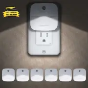 LED Night Lights Plug into Wall with Dusk-To-Dawn Sensor, Automatically Turn on