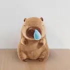 Capybara Toy Animal Doll Capybara Toy with Pullable Snot Bubbles Couch