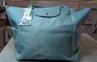 NWT LONGCHAMP Le Pliage Green Type S Small Tote 1621919 Lagoon Green AUTHENTIC