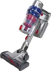 [Elinz] Hand Stick Foldable Vacuum Cleaner Cordless Handheld Brushless 22Kpa Electric Brush Head HEPA Filter, 2600mAh Battery, 2-Speed Hi Low