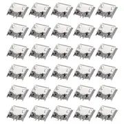 30pcs Micro USB Female Socket 5 Pin Jack Adapter 180 Degree 1A 30Vfor Computer