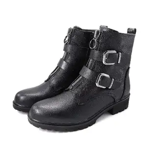 【DK 高博士】個性酷感女短靴 71-1141-90 黑色