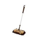 Kids Stretchable Floor Cleaning Tools Mop Broom Dustpan Play-house Toys Gift Brown mop