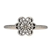 NEW Authentic Pandora Floral Daisy Lace Ring -Sterling Silver 48 (US 4.5) 190992