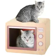 Oven Cat Scratcher Board - Durable Lounge Bed for Cats - Indoor Scratch Pad &...