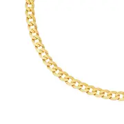 9ct Gold 55cm Solid Curb Chain