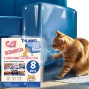 Sofa Protectors from Pets - 8 Pcs Cat Anti Scratch Furniture Protectors
