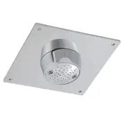GalvinCare® Chrome-Plated Lead Safe™ Mental Health Anti-Ligature Ceiling Mtd Shower Rose SS Plate