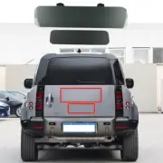 2PC Plastic Eiger Gray Rear Spare Tyre Plates Fits for Defender 110 4D 2020 UP