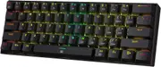 Redragon K630 Dragonborn 60% Wired RGB Gaming Keyboard, 61 Keys Compact Mechanical Keyboard with Linear Red Switch, Pro Driver Support, Black