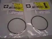 New 2 PRB SCX4.9 Square Cut Belts for VCR, Cassette, CD and DVD Drives