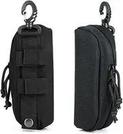 [Peminkoo] Tactical MOLLE Glasses Case Shockproof Protective Box Portable Eyeglasses Cases Eyewear With Belt Clip