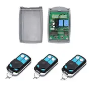 Gate Garage Door Barrier Kit 2 Channel 433MHz Receiver & Remote