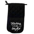 Teaching Is My Cardio Teacher School Mitt Kitchen Glove Mitts Double Oven Gloves