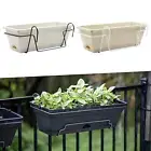 Hanging Planter for Balcony Railing Flower Pot for Patio Porch Garden Fence