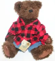 NWT - Boyds Bears Gary M. Bearenthal Lumberjack Plush Teddy Bear Stuffed Animal