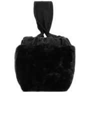 Jil Sander Shearling Clutch