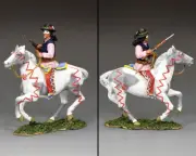 KING & COUNTRY THE REAL WEST TRW163 MORNING STAR SIOUX WARRIOR MOUNTED