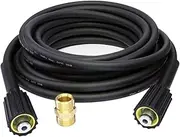 10m Extension Hose K Series High Pressure Washer Hose M22 Connector Female to Male Black One Size